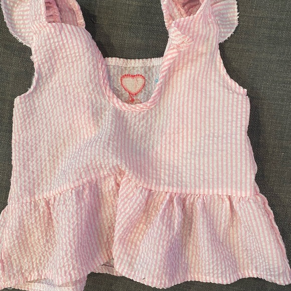 Coney lsle 6/9M Girls Open Back Top - Picture 4 of 4